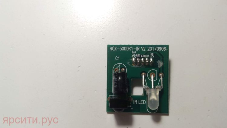 Плата управления Телевизор ЖК Плата фотоприемника HCX-500DK1-IR V2 для Bbk Lcd Телевизор 32Lem-1048/Ts2C Б/у арт. 10679