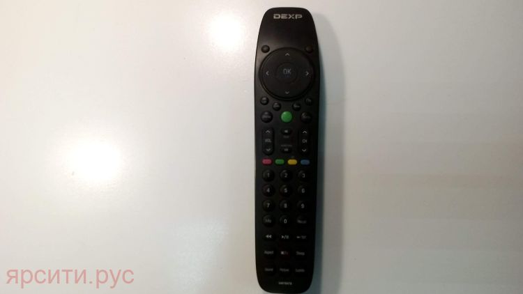 ПДУ (Пульт дистанционного управления) Original DEXP 34018478 для Dexp Lcd Телевизор F48D8000K Б/у арт. 7682