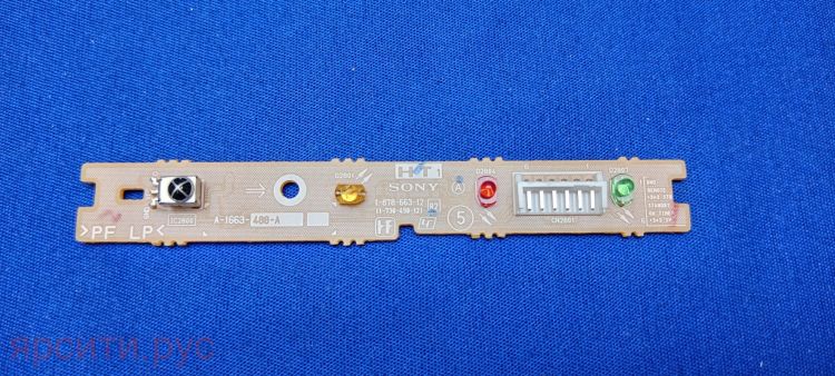 1-878-663-12 1-730-490-12 A-1663-488-A для Klv-37S550A Lcd Телевизор Sony Плата фотоприемника (IR Board) Б/у арт. 12731