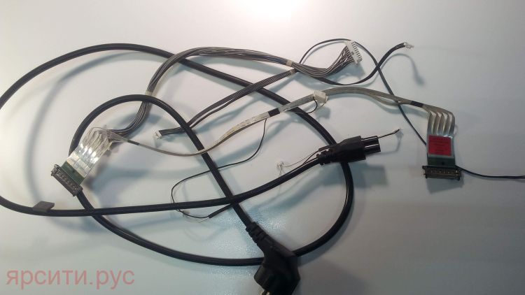 Шлейф LVDS EAD62370715 Rev 3.0 + Комплект шлейфов + Кабель питания 3 pin для Lg Lcd Телевизор 32Ln541V 32Ln541V-Zc Б/у арт. 10484