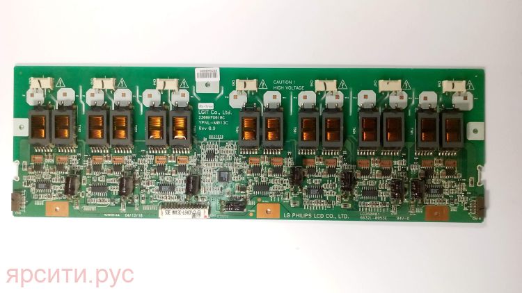 Плата питания Inverter Board LGIT 2300KFG018C YPNL-M013C Rev 0.9 для Rolsen Lcd Телевизор Rl-26X20 Б/у арт. 5887