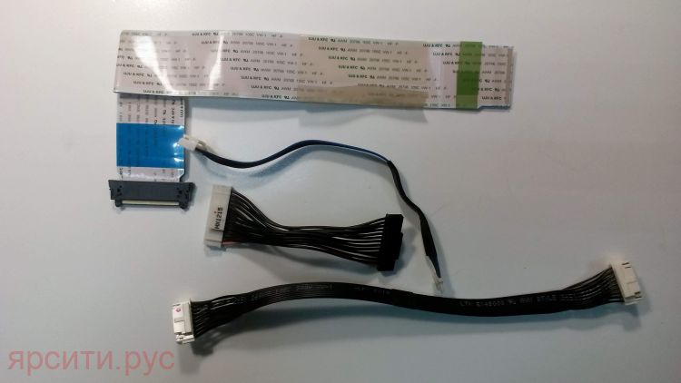 Шлейф LVDS UJU&KFC AWM 20706 105C VW-1 HF -F- UJ101229C1A01 BN96-13171N + Комплект межплатных шлейфов и кабелей для Samsung Lcd Телевизор Le32C550J1W Б/у арт. 7589