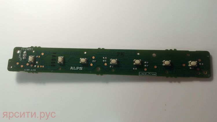 Плата управления Плата кнопок ALPS BRA970002A для Sony Lcd Телевизор Kdl-55Ex710 Б/у арт. 10302