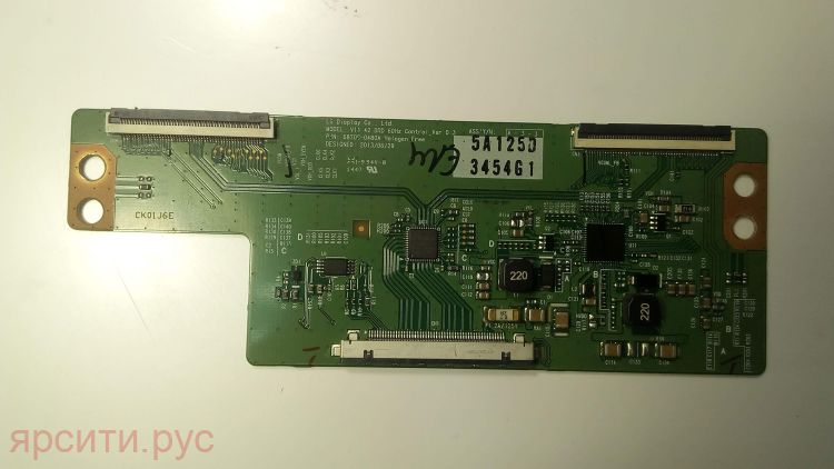 Плата разъемов Телевизор ЖК T-con Board Модуль управления LCD панелью V14 42 DRD 60Hz Control_Ver 0.3 6870C-0480A панели LG Display LC420DUE(FG)(A3) для Lg Lcd Телевизор 42Lb563V 42Lb563V-Zt Б/у арт. 11006