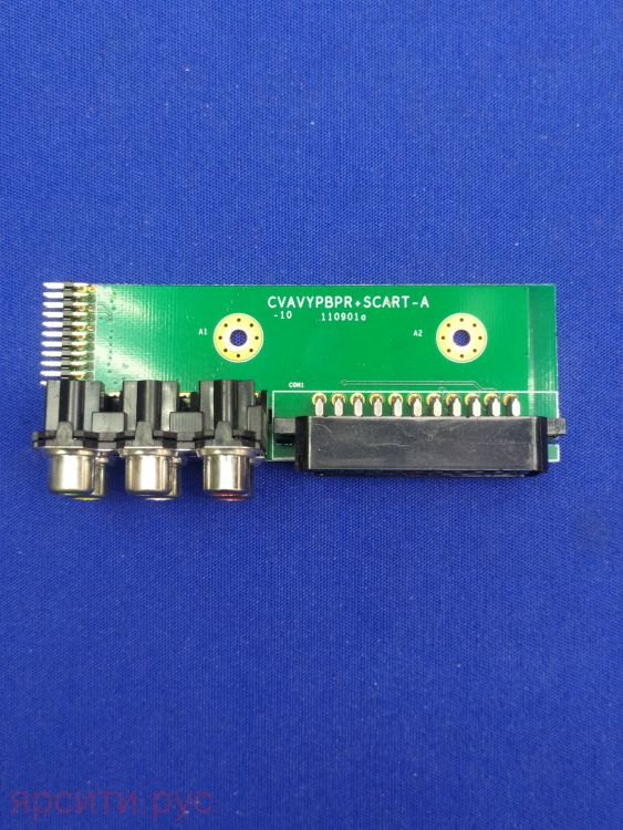CVAVyPBPR+SCART-A 110901a SCART + AV Board для Stv-Lc3239Fd V3L06 Lcd Телевизор Supra Плата разъемов Б/у арт. 16855