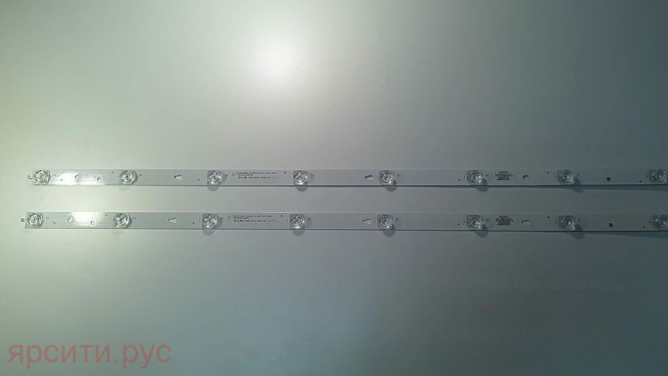 LCD, LED подсветка (string стринг светодиодный) для матрицы A LED42D08A-ZC23AG-04 PN: 30342008204 A21/D/12 135-140/3.0-3.1 1010240466/67-1 LCD Панели LC430EGY-SKM3 Цена за 1 планку для Haier Lcd Телевизор Le43K6500U Б/у арт. 6521