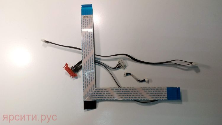 Шлейф LVDS BN96-27044N REV.00 CNJS E308724 AWM 20861 105C 60V VW-1 + Комплект межплатных шлейфов для Samsung Lcd Телевизор Ue40J5120Au Mu02 Б/у арт. 7924
