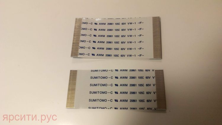 Шлейф 2 Шлейфа Для подключения дисплея от T-Con до Driver Board SumiTomo-C AWM 20861 105C 60V VW-1 -F- для Erisson Lcd Телевизор 32Lee01 Новое арт. 5927