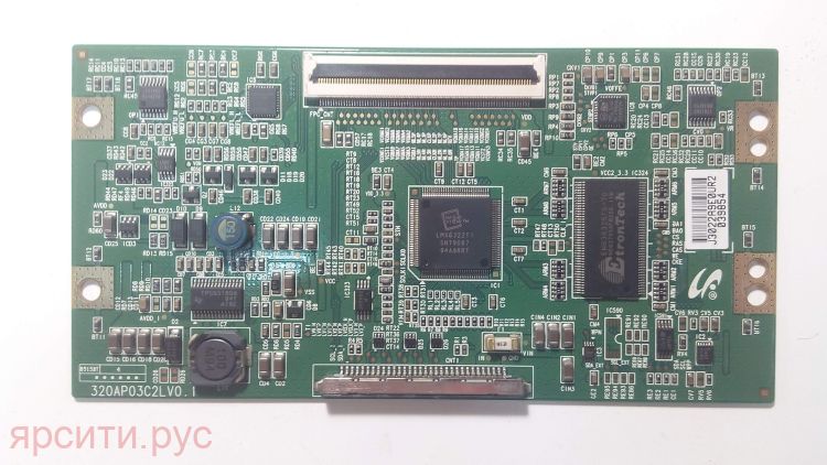 Плата разъемов T-con Board Модуль управления LCD панелью 320AP03C2LV0.1 панели LCD Samsung LTA320AP02 для Supra Lcd Телевизор Stv-Lc3204Wd V1I05 Б/у арт. 9427