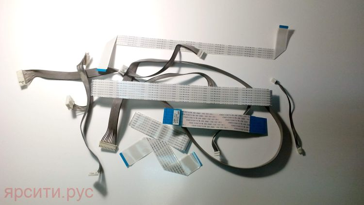 Шлейф Для подключения панели BN96-13325G REV.00 CNJS E308724 AWM 20861 105C 60V VW-1 + комплект шлейфов и кабелей для Samsung Плазменный Телевизор Ps43D450A2W Б/у арт. 4943