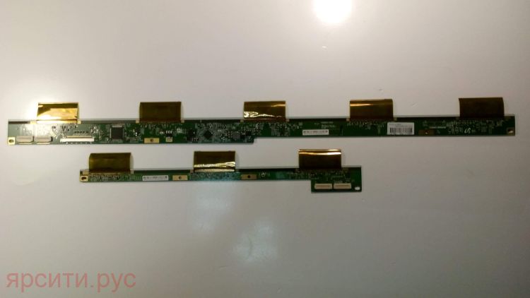 Плата разъемов Driver T-con Board 2 планки LCD V390HJ1-P02 Rev.C1 V390HJ1-XC01 ChiMei InnoLux V390HJ1-XR01 для Dns Lcd Телевизор M39Dm8 Б/у арт. 8533