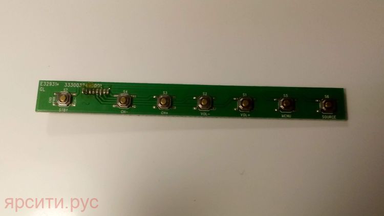 Плата управления Плата кнопок E32931 3330037490001 для Telefunken Lcd Телевизор Tf-Led19S2 Б/у арт. 5952