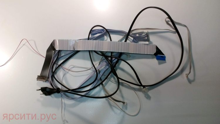 Шлейф Состояние нового LVDS YU TONG E301048 AWM 20861 105C 60V VW-1 + Комплект межплатных шлейфов для Doffler Lcd Телевизор 50Df49-T2 Б/у арт. 8055