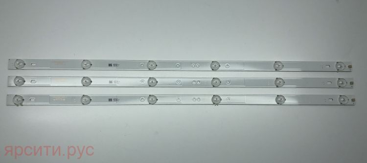 LCD, LED подсветка (string стринг светодиодный) для матрицы Телевизор ЖК JL.D32061235-083IS-F Комплект из 3х штук LCD LSC320AN9 для Hartens Lcd Телевизор Htv-32R011B-T2/Pvr/S Б/у арт. 11491