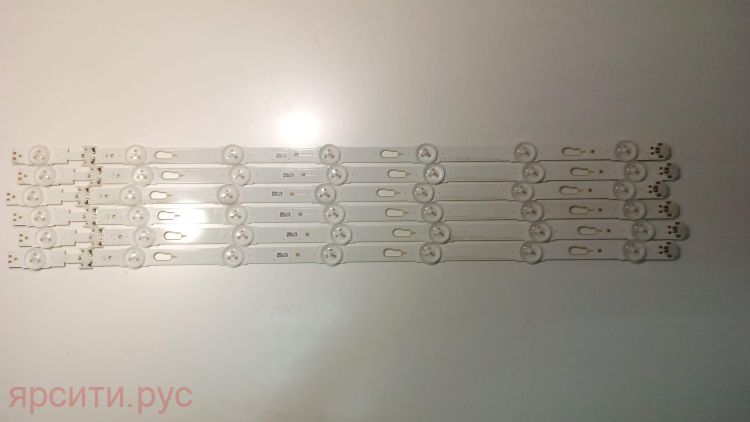 LCD, LED подсветка (string стринг светодиодный) для матрицы S_KU6.3K_49_FL30_L7_REV1.0 LM41-00334A LCD Панели Samsung CY-QM049HGLV1V JW33 Цена за 1 планку для Samsung Lcd Телевизор Ue49Mu6100U Fa01 Б/у арт. 8166
