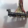 Шлейф Телевизор ЖК LVDS 46-60FCXX-CFB01G + Комплект шлейфов + Кабель питания с разъемом до платы питания для Fusion Lcd Телевизор Fltv-42T25 V1N05 Б/у арт. 10566