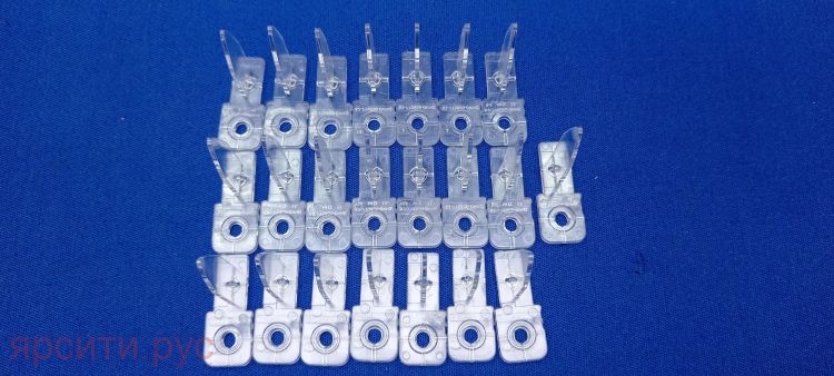 62-778680-0VHG Цена за комплект 22шт для 65C735 Lcd Телевизор Tcl Крепеж дисплея (Держатель, подложка матрицы панели, подложка дисплея, упоры отражателя) Б/у арт. 13018